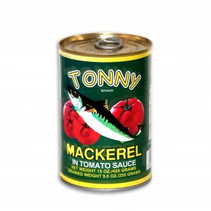 Canned mackerel in tomato sauce