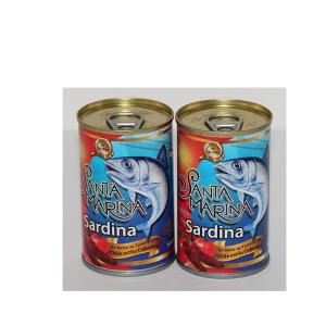 Canned sardine in tomato sauce